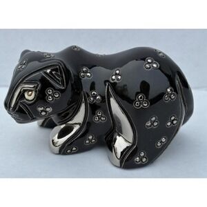 Artesiania Rinconada Black Panther Anniversary #711 Signed Black & Silver